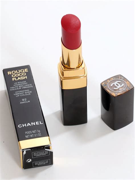 chanel amour 92|ROUGE COCO FLASH Hydrating vibrant shine lip colour 92.